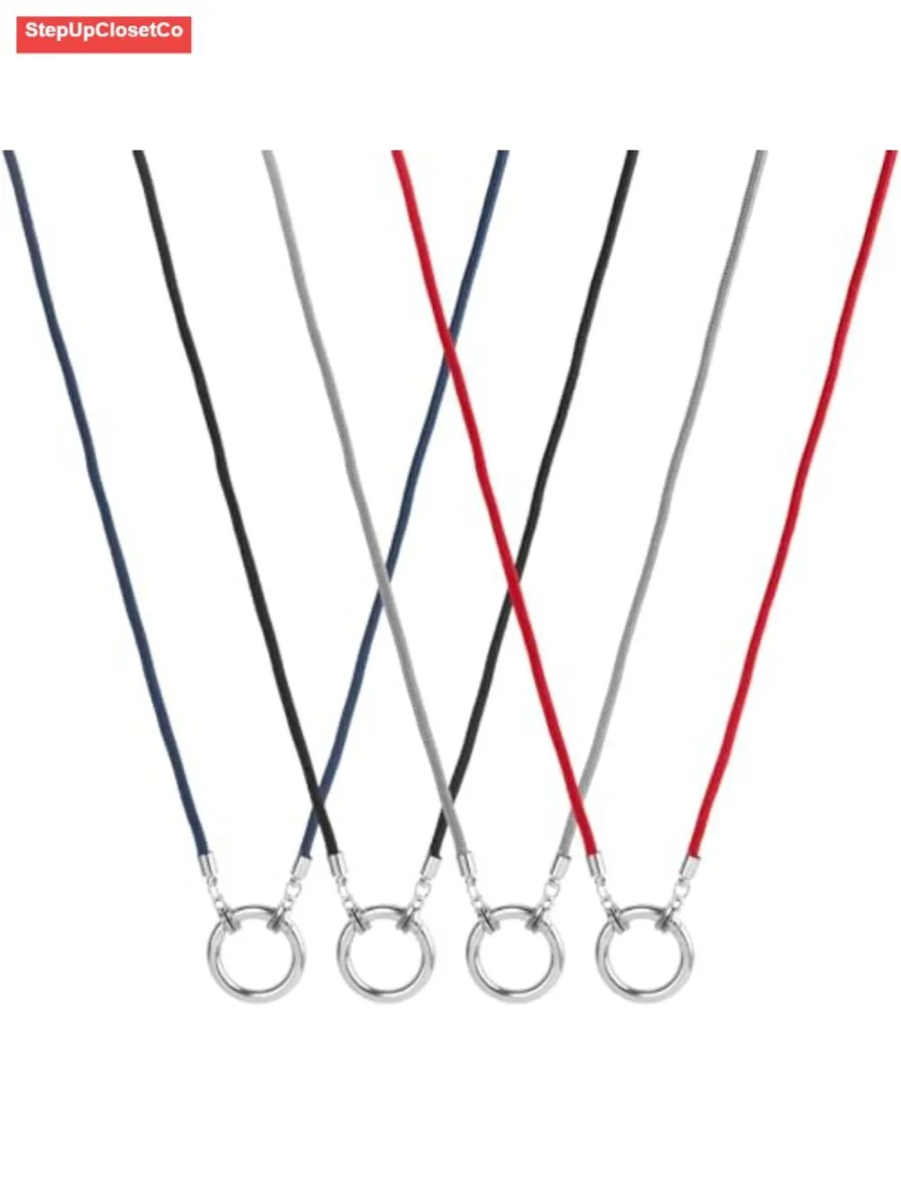 Eyeglass Holder Necklace Ring Glasses Strap Chain Stainless Steel Loop